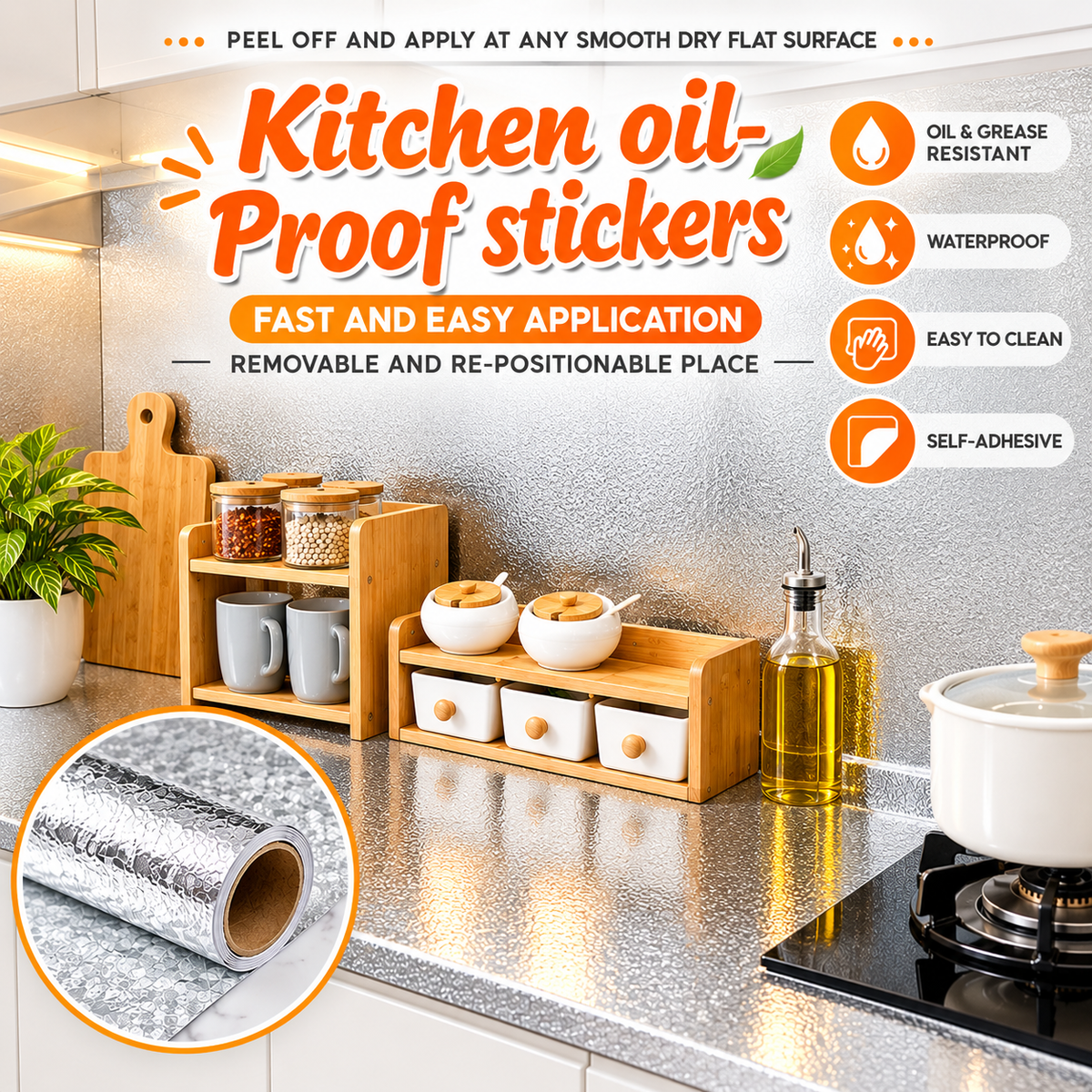 Oil-Resistant Kitchen Sticker – Buy 1 Get 1 Free