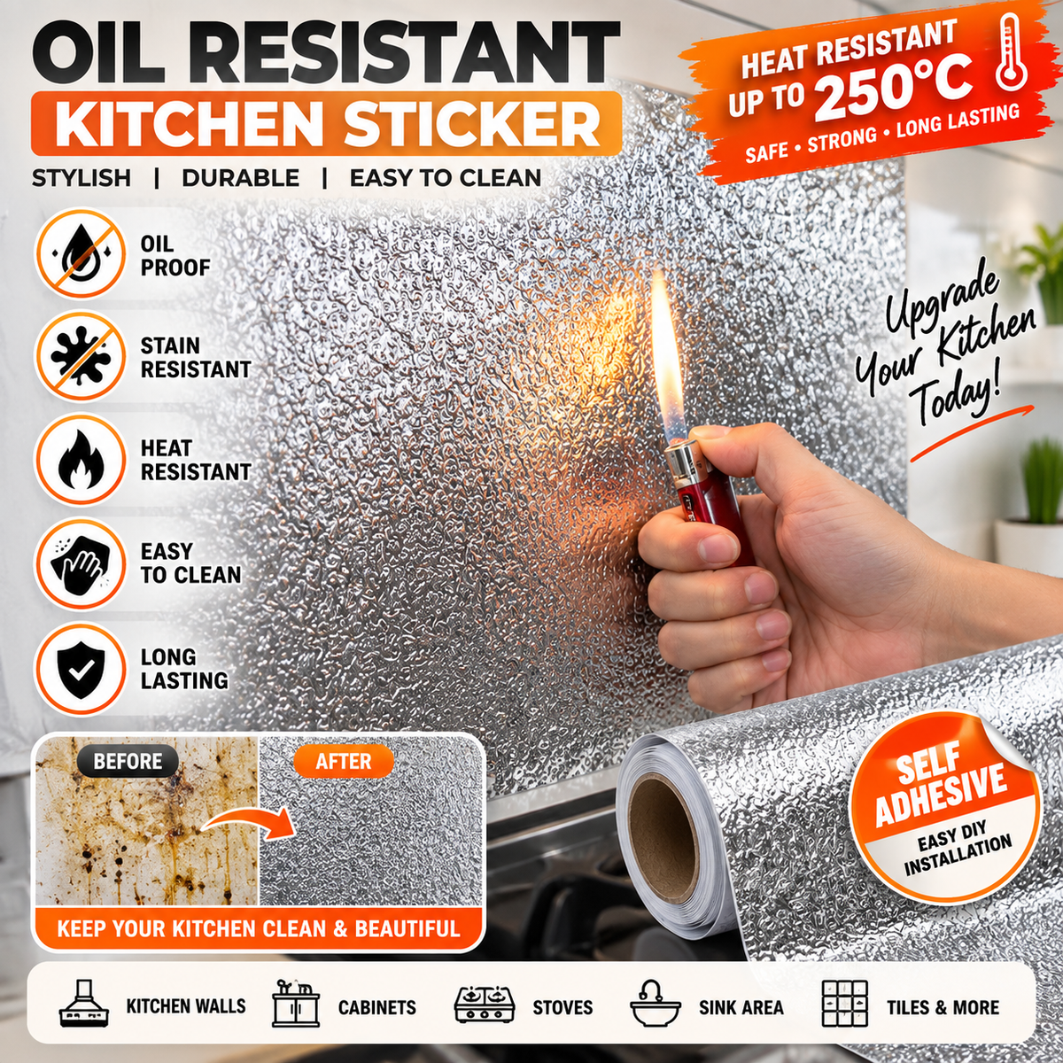 Oil-Resistant Kitchen Sticker – Buy 1 Get 1 Free