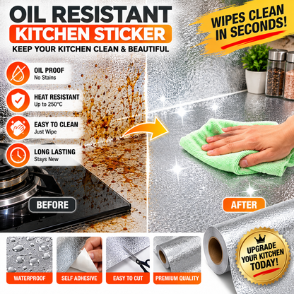 Oil-Resistant Kitchen Sticker – Buy 1 Get 1 Free