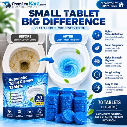 Toilet Cleaning Tablet pack of 10 (70 tablets)